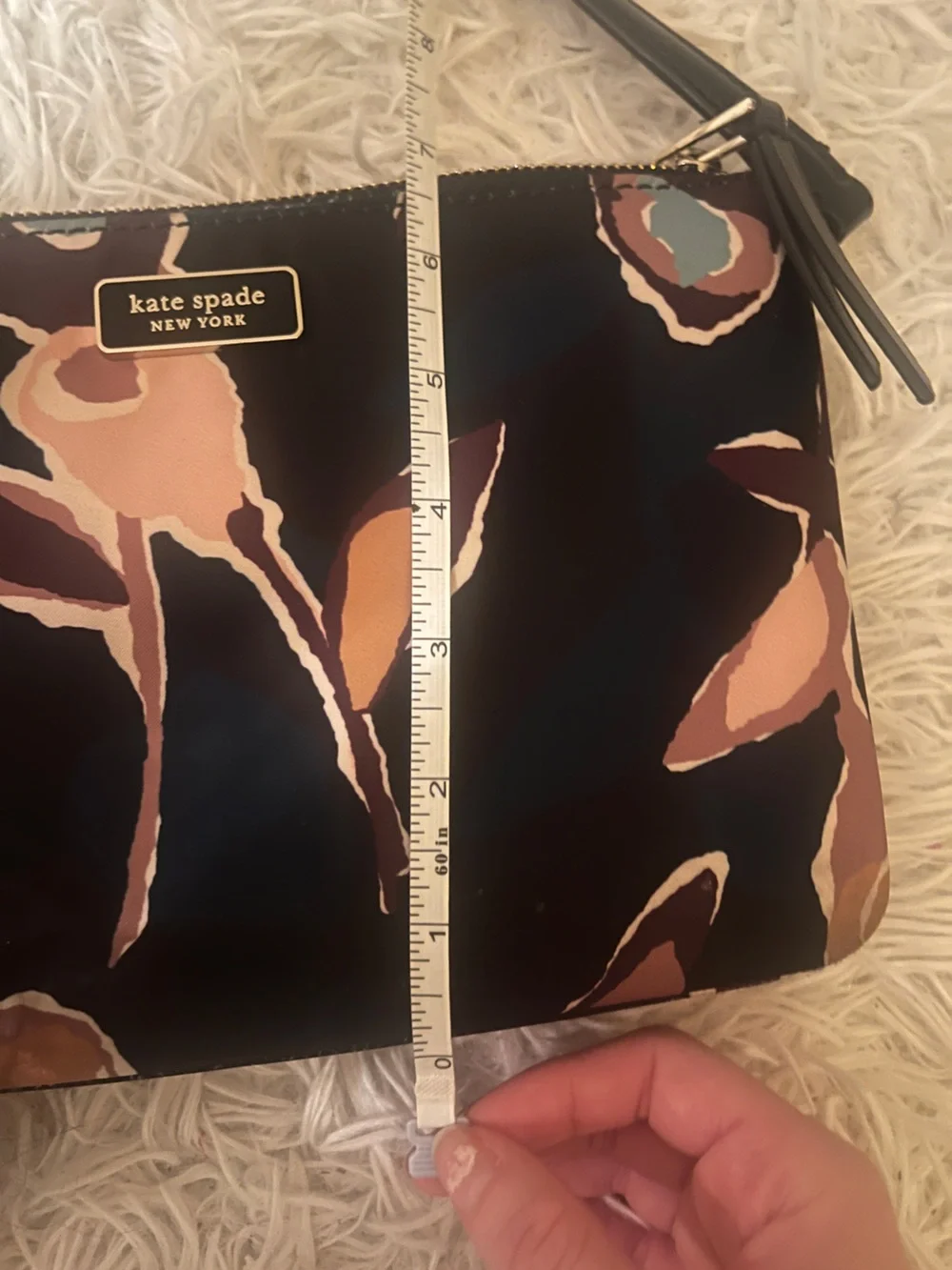 Kate Spade New York Dawn Paper Rose Triple Gusset Crossbody